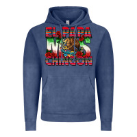 Vintage Denim El Papa Mas Chingon Vintage Hoodie - texasbilliewilder