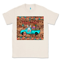 Natural happy easter truck Classic Tee - JahusDesignShop