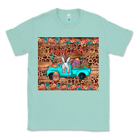 Seafoam happy easter truck Classic Tee - JahusDesignShop