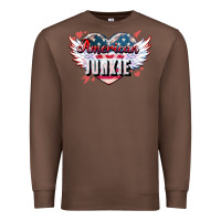 Chestnut American junkie Premium Sweatshirt - NancyCooperArtShop