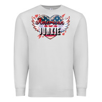 Dove Grey American junkie Premium Sweatshirt - NancyCooperArtShop