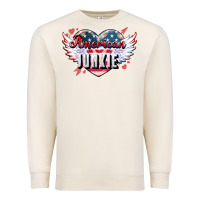 Sandshell American junkie Premium Sweatshirt - NancyCooperArtShop