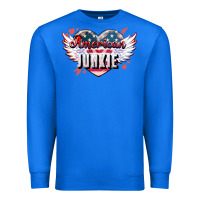 True Royal American junkie Premium Sweatshirt - NancyCooperArtShop