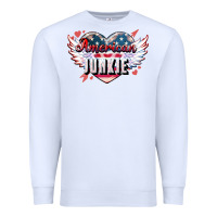 White American junkie Premium Sweatshirt - NancyCooperArtShop