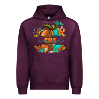 Mauve Wine cna pumpkin nurse Urban Hoodie - NancyCooperArtShop