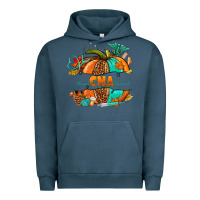 Pigment Midnight Navy cna pumpkin nurse Urban Hoodie - NancyCooperArtShop