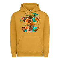 Pigment Peanut Butter cna pumpkin nurse Urban Hoodie - NancyCooperArtShop