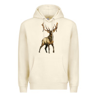 Sandshell elk deer Premium Hoodie - LillyAllenDesigns