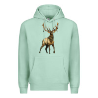 Seafoam elk deer Premium Hoodie - LillyAllenDesigns