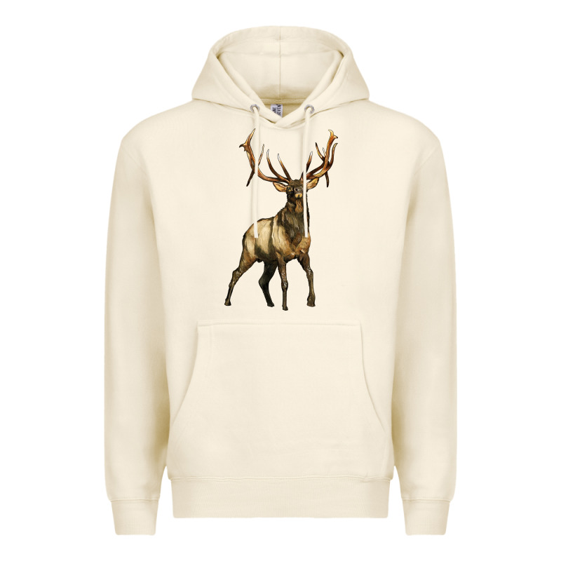 Elk Deer Premium Hoodie by LillyAllenDesigns | Teevron