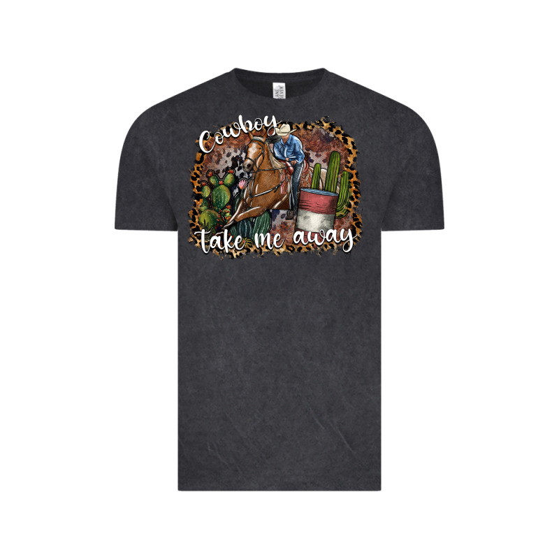 Cowboy Take Me Away Vintage Tee by SublimationCraftShop | Teevron