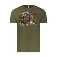 Vintage Olive cowboy take me away Vintage Tee - SublimationCraftShop