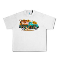 Lunar Rock western farm truck farm animals Urban Heavy Tee - FaDigitalArtStudio