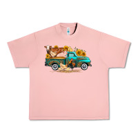 Salmon western farm truck farm animals Urban Heavy Tee - FaDigitalArtStudio