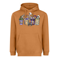 Meerkat skeleton coffee cups Heavyweight Hoodie - NancyCooperArtShop