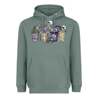 Sage skeleton coffee cups Heavyweight Hoodie - NancyCooperArtShop
