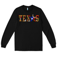 Black texas christmas Long Sleeve Tee - JahusDesignShop