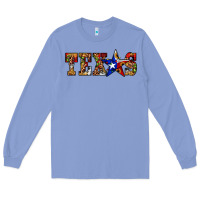 Colony Blue texas christmas Long Sleeve Tee - JahusDesignShop