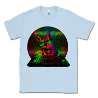 Dusty Blue HOUSE CAT (Rainbow DJ Kitty) Classic Tee - Bettercallsaul