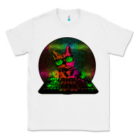White HOUSE CAT (Rainbow DJ Kitty) Classic Tee - Bettercallsaul