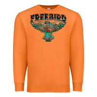 Carrot aztec free bird Premium Sweatshirt - NancyCooperArtShop