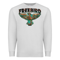 Dove Grey aztec free bird Premium Sweatshirt - NancyCooperArtShop