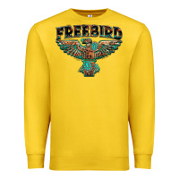 Lemon aztec free bird Premium Sweatshirt - NancyCooperArtShop