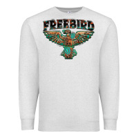 Oatmeal Heather aztec free bird Premium Sweatshirt - NancyCooperArtShop