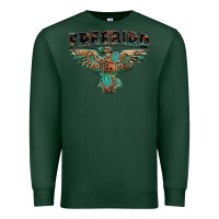 Sports Green aztec free bird Premium Sweatshirt - NancyCooperArtShop