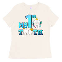 Bone my first tooth with teeth Ladies Tee - AdoDesignShop