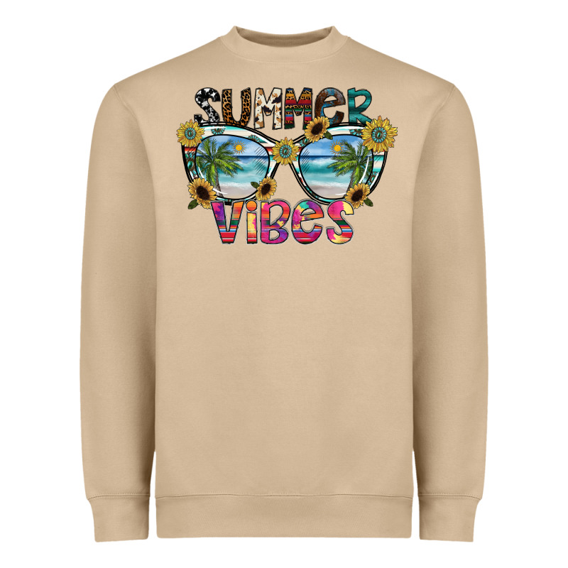 Summer Vibes Heavyweight Sweatshirt by SublimationCraftShop | Teevron