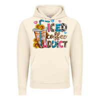Vintage Artic iced coffee addict Vintage Hoodie - Zillion Design Studio