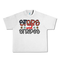 Lunar Rock stars and stripes Urban Heavy Tee - CowhideDigitalArt