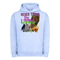 Pigment Grape Ice Never Trust The Living Urban Hoodie - texasbilliewilder
