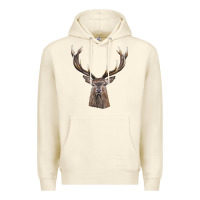 Sandshell elk deer head Premium Hoodie - LillyAllenDesigns