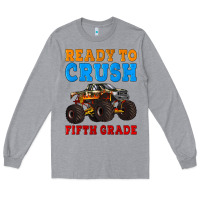 Heather Grey ready to crush fifth grade Long Sleeve Tee - Artiststas