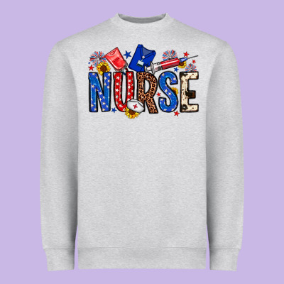 American Nurse Heavyweight Sweatshirt Designed By Neo Western