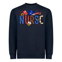 Navy American Nurse Heavyweight Sweatshirt - Neo Western