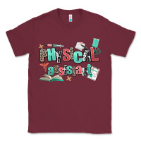 Burgundy physical assistant Classic Tee - AdoDesignShop
