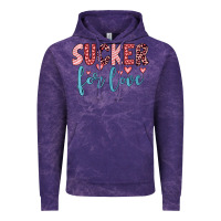 Cloud Purple sucker for love Vintage Hoodie - JahusDesignShop