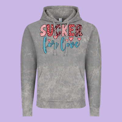 Sucker For Love Vintage Hoodie Designed By Jahusdesignshop