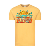 Vintage Mustard always be kind Vintage Tee - HRA Design Shop