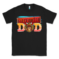 Black firefighter dad Classic Tee - AdoDesignShop