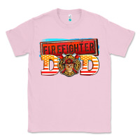 Bubblegum Pink firefighter dad Classic Tee - AdoDesignShop