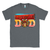 Charcoal Heather firefighter dad Classic Tee - AdoDesignShop
