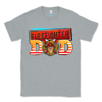 Heather Grey firefighter dad Classic Tee - AdoDesignShop