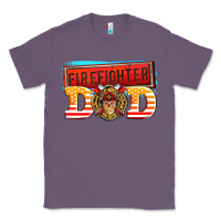 Lavender firefighter dad Classic Tee - AdoDesignShop