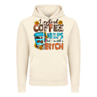 Vintage Artic i pretend coffee helps but i'm still a bitch Vintage Hoodie - Zillion Design Studio