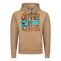Vintage Coffee i pretend coffee helps but i'm still a bitch Vintage Hoodie - Zillion Design Studio