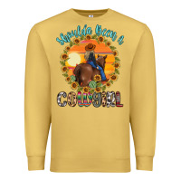 Antique Gold shoulda been a cowgirl Premium Sweatshirt - MaliasSmallBusiness